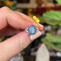 Ravenstone Crystals Blue Kyanite Ring "Jessa" - Size 6