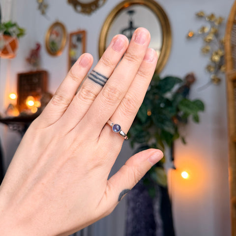 Ravenstone Crystals Blue Kyanite Ring "Octavia" - Size 9