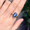 Ravenstone Crystals Blue Kyanite Ring "Odette" - Size 8.5
