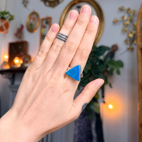 Ravenstone Crystals Blue Opal Ring "Molly" - Size 8.5