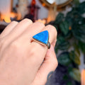 Ravenstone Crystals Blue Opal Ring "Molly" - Size 8.5