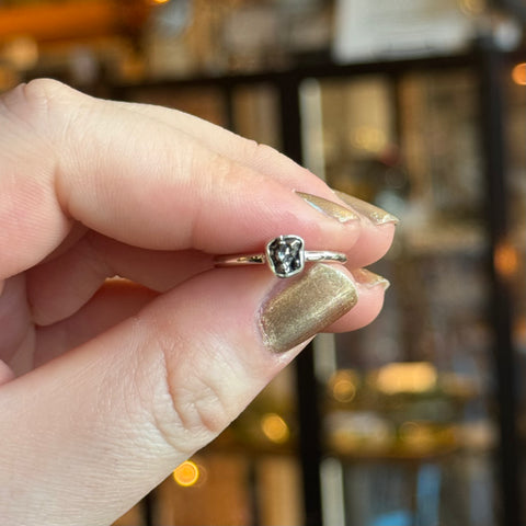 Ravenstone Crystals Campo del Cielo Ring "Ethan" - Size 6