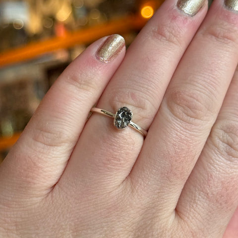 Ravenstone Crystals Campo del Cielo Ring "Jeff" - Size 8