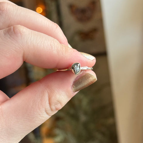 Ravenstone Crystals Campo del Cielo Ring "Jonathan" - Size 8