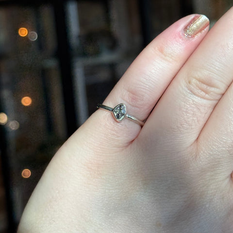 Ravenstone Crystals Campo del Cielo Ring "Keala" - Size 6