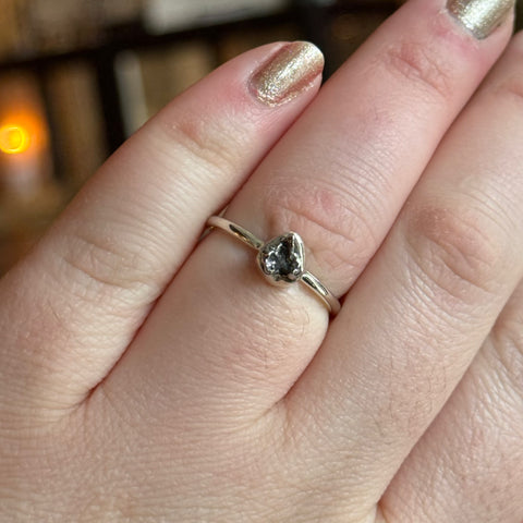 Ravenstone Crystals Campo del Cielo Ring "Michelle" - Size 8