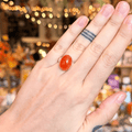 Ravenstone Crystals Carnelian Ring "Hilda" - Size 6