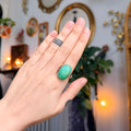 Ravenstone Crystals Chrysoprase Ring "Martha" - Size 9