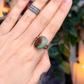 Ravenstone Crystals Chrysoprase Ring "Meghan" - Size 8