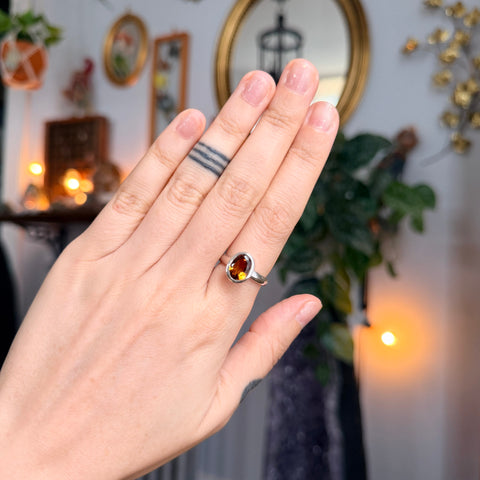 Ravenstone Crystals Citrine Ring "Lena" - Size 6.5