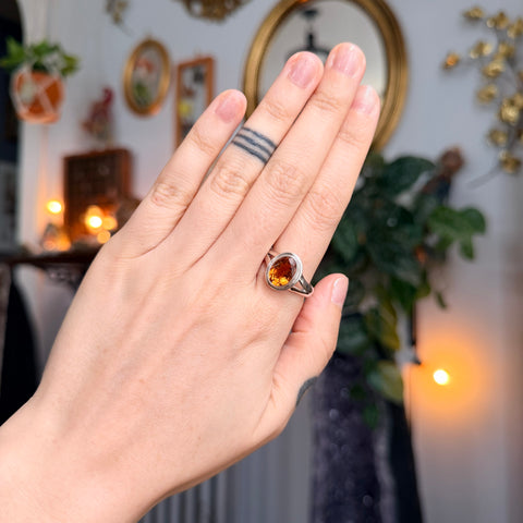 Ravenstone Crystals Citrine Ring "Michelle" - Size 10