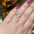 Ravenstone Crystals Ethiopian Opal Ring "Camille" - Size 9.5
