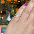 Ravenstone Crystals Ethiopian Opal Ring "Celeste" - Size 7