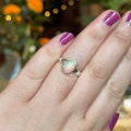 Ravenstone Crystals Ethiopian Opal Ring "Drake" - Size 8