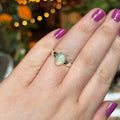 Ravenstone Crystals Ethiopian Opal Ring "Jared" - Size 8.5