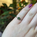 Ravenstone Crystals Faceted Moldavite Ring "Addison" - Size 6