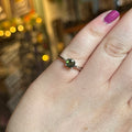 Ravenstone Crystals Faceted Moldavite Ring "Harper" - Size 5.5