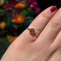 Ravenstone Crystals Faceted Moldavite Ring "Tyler" - Size 6