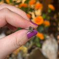 Ravenstone Crystals Faceted Moldavite Ring "Violet" - Size 6.5