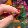 Ravenstone Crystals Faceted Square Moldavite Ring "Ophelia" - Size 10