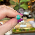 Ravenstone Crystals Faceted Turquoise Ring "Autumn" - Size 5.5