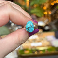 Ravenstone Crystals Faceted Turquoise Ring "Hope" - Size 9.5