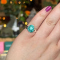 Ravenstone Crystals Faceted Turquoise Ring "Joel" - Size 7