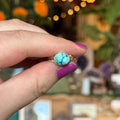 Ravenstone Crystals Faceted Turquoise Ring "Mariah" - Size 5