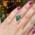 Ravenstone Crystals Faceted Turquoise Ring "Parker" - Size 9