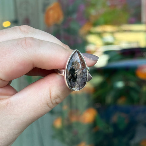 Ravenstone Crystals Garden Quartz Ring "Nadine" - Size 8.5