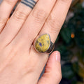 Ravenstone Crystals Green Opal Ring "Priscilla" - Size 8
