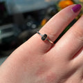 Ravenstone Crystals Green Tourmaline Ring "Diana" - Size 6