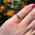 Ravenstone Crystals Green Tourmaline Ring "Ruth" - Size 6