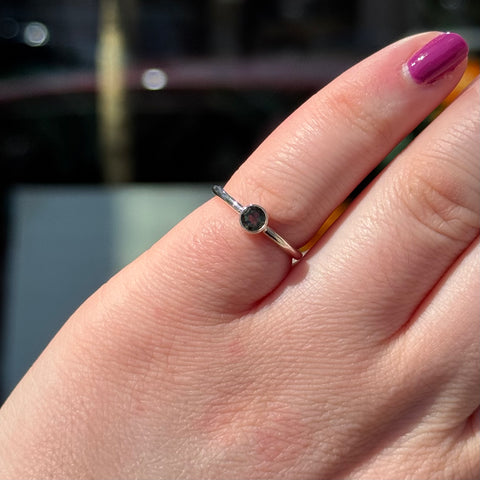 Ravenstone Crystals Green Tourmaline Ring "Trixie" - Size 5