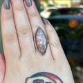 Ravenstone Crystals Iolite | Sunstone Ring "Jacqueline" - Size 9