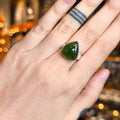 Ravenstone Crystals Jade Ring "Brooklyn" - Size 6