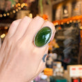 Ravenstone Crystals Jade Ring "Gianna" - Size 7.5