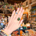 Ravenstone Crystals Jade Ring "Katy" - Size 7.5
