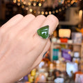 Ravenstone Crystals Jade Ring "Kelsey" - Size 7.5