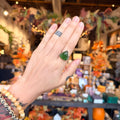 Ravenstone Crystals Jade Ring "Kelsey" - Size 7.5