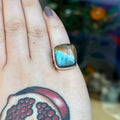 Ravenstone Crystals Labradorite Ring "Angeline" - Size 7
