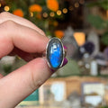Ravenstone Crystals Labradorite Ring "Landon" - Size 5.5