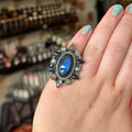 Ravenstone Crystals Labradorite Ring "Mae" - Size 7