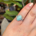 Ravenstone Crystals Larimar Ring "Bennie" - Size 7