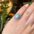 Ravenstone Crystals Larimar Ring "Inez" - Size 6