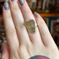 Ravenstone Crystals Libyan Desert Glass Ring "Eliette" - Size 6.5