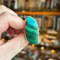 Ravenstone Crystals Malachite | Chrysocolla Ring "Adrien" - Size 8