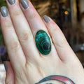 Ravenstone Crystals Malachite | Chrysocolla Ring "Paulette" - Size 7