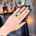 Ravenstone Crystals Malachite Ring "Isla" - Size 5.5