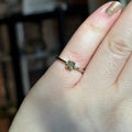Ravenstone Crystals Moldavite Ring "Emily" - Size 6